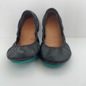 Tieks in Matte Black Leather Ballet Flats Size 7 Women's